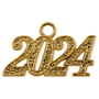 Charm 2024 for Flexible Graduation Hat by Lierys golden
