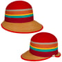 Multicolour Hemp Hat by bedacht mixed colours