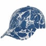 Twotone Flower Print Cap by Lipodo blue-white