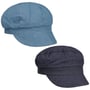 Reversible Linen Cap by Lipodo blue