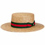 Boater Wheat Straw Hat by Lierys nature