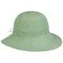 Fine Crochet Straw Hat by Lipodo light green
