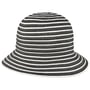 Twotone Braids Straw Hat by Lipodo black