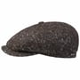Hatteras Newsboy Flat Cap by Stetson grey-mottled