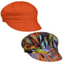 Vermadia Reversible Newsboy Cap by Lipodo terracotta