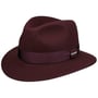 Trestick Traveller Fur Felt Hat by Stetson bordeaux