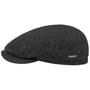 Belfast Vedrick Wool Flat Cap by Stetson anthracite