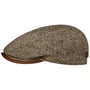 Lifton Wool Driver Flat Cap by Stetson green