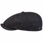 Colour Dots Wool Flat Cap by Lierys navy