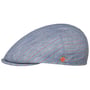 Sidney Paros Stripes Flat Cap by Mayser blue