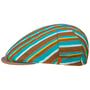Sidney Stripes Flat Cap by Mayser turquoise