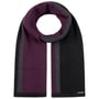 Merino Stripes Wool Scarf by Stetson black-purple