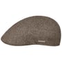 Texas Fine Herringbone Flat Cap by Stetson beige