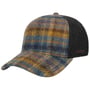 Wool Check Trucker Cap by Stetson anthracite