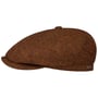 Bendavoa Wool 6 Panel Flat Cap by Stetson rust