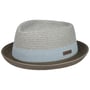Paea Pork Pie Straw Hat by Chillouts grey