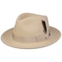 Rosedale Fedora Wool Hat by Stetson cream white