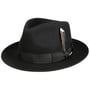 Rosedale Fedora Wool Hat by Stetson black