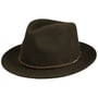 Willmount Fedora Wool Hat by Stetson olive