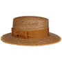 Cannaregio Raffia Boater Hat brown