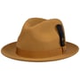 Lormont LiteFelt Fedora Hat by JJ Hats mustard