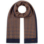 Allover Dots Wool Scarf by Stetson navy