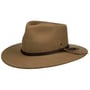The Barossa Traveller Wool Hat by Statesman dark beige