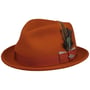 Jorland LiteFelt Player Hat by JJ Hats rust