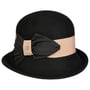 Twotone Wool Hat with Loop by Lierys black-beige