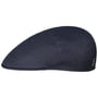 Uni Linen Flat Cap by Borsalino navy