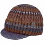Viliona Knit Beanie with Peak by Lierys brown