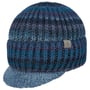 Viliona Knit Beanie with Peak by Lierys blue-grey