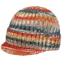 Viliona Knit Beanie with Peak by Lierys oatmeal