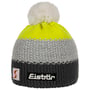 Star Skipool Kids Beanie Hat by Eisbär grey-yellow