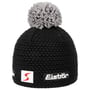 Jamie Skipool Pompom Hat by Eisbär black-grey