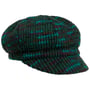 Pialou Knit Newsboy Cap by bedacht dark green