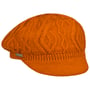 Annelie Knit Newsboy Cap by Seeberger rust