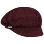 Annelie Knit Newsboy Cap by Seeberger bordeaux