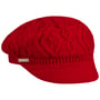 Annelie Knit Newsboy Cap by Seeberger red