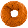 Annelie Loop Knit Scarf by Seeberger orange