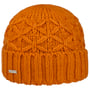 Annelie Beanie Hat with Cuff by Seeberger orange
