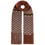 Ventova Knit Scarf by Seeberger brown