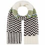 Ventova Knit Scarf by Seeberger cream white