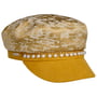 Brocade Fisherman´s Cap with Pearls by Seeberger yellow