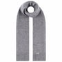 Merino Yak Knit Scarf by Seeberger grey