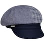 Javia Patchwork Newsboy Cap by Seeberger blue