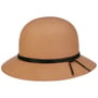 Piavesca Wool Cloche Hat by Seeberger camel