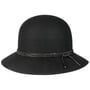 Piavesca Wool Cloche Hat by Seeberger black