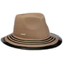 Shiny Details Fedora Wool Hat by Seeberger camel