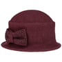 Manja Milled Wool Hat by Seeberger bordeaux